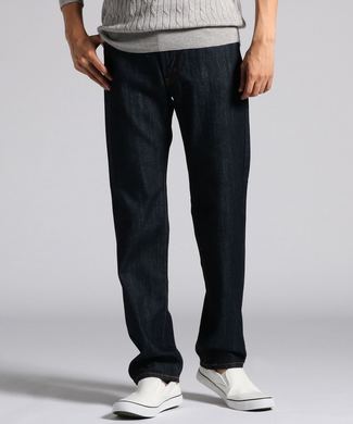 EDWIN 【自宅で試着、返品送料無料】603 レギュラーストレートデニムパンツ メンズ ワンウォッシュ