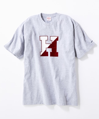HARVARD ロゴTシャツ メンズ グレー