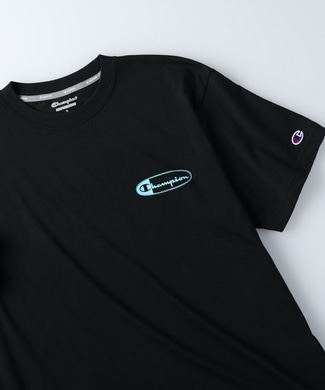 Champion オーバルロゴTシャツ ブラック