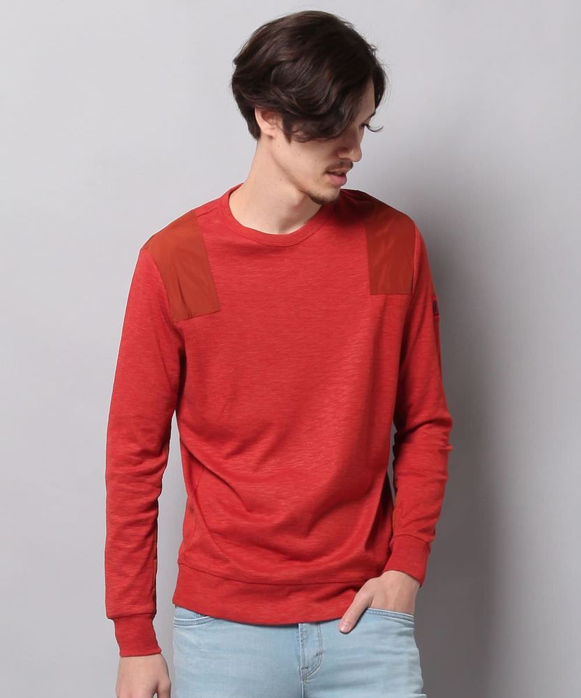 G-Star RAW ミリタリーカットソー メンズ レンガ