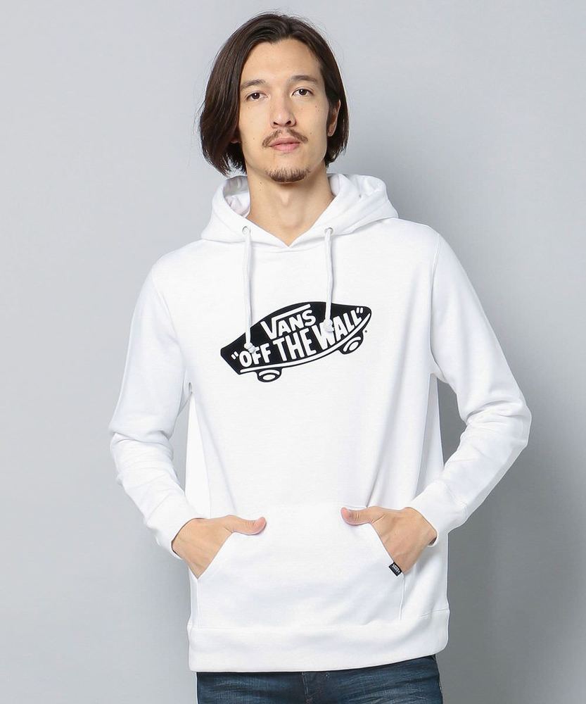 VANS ロゴパーカー メンズ ホワイト