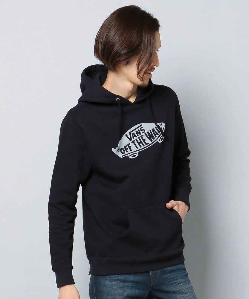 VANS ロゴパーカー メンズ ブラック