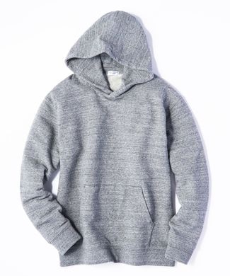 BACK NUMBER 「WASHI DENIM」和紙デニム 裏毛パーカー メンズ グレー