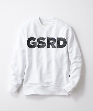 G-Star RAW GSRDロゴスウェットプルオーバー メンズ ホワイト