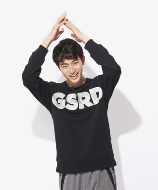 G-Star RAW GSRDロゴスウェットプルオーバー メンズ ブラック