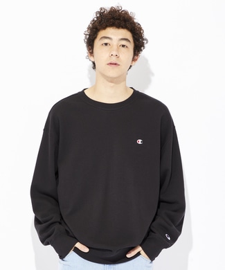 Champion 【WEB限定】クルーネックトレーナー メンズ ブラック