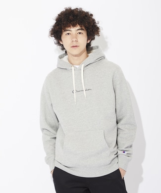 Champion 【期間限定スウェット2枚目半額】裏ボアパーカー メンズ グレー