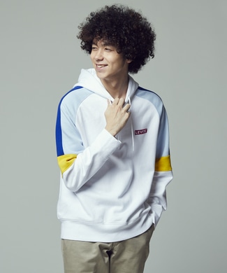 Levi's ZIPPOフーディー メンズ ホワイト