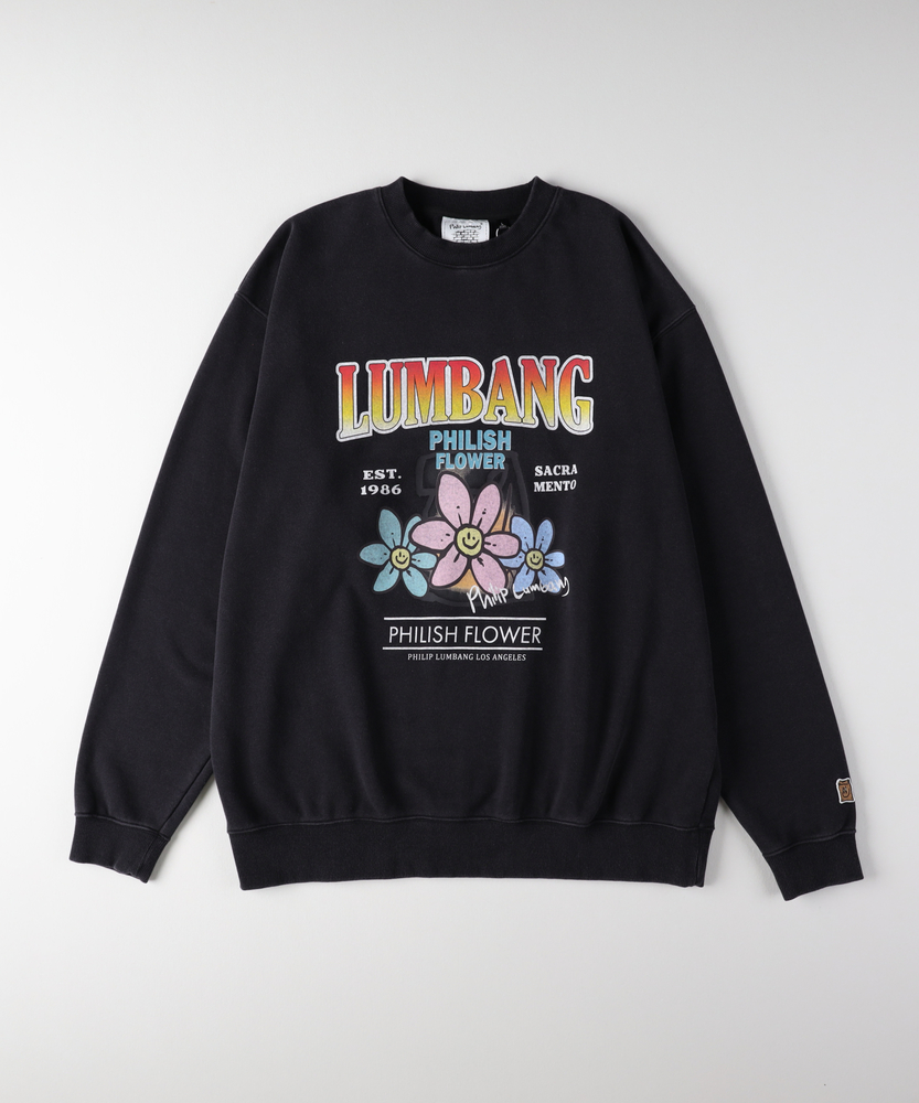 Right-on(関東東海)の「Philip Lumbang」プリントスウェットプルオーバー