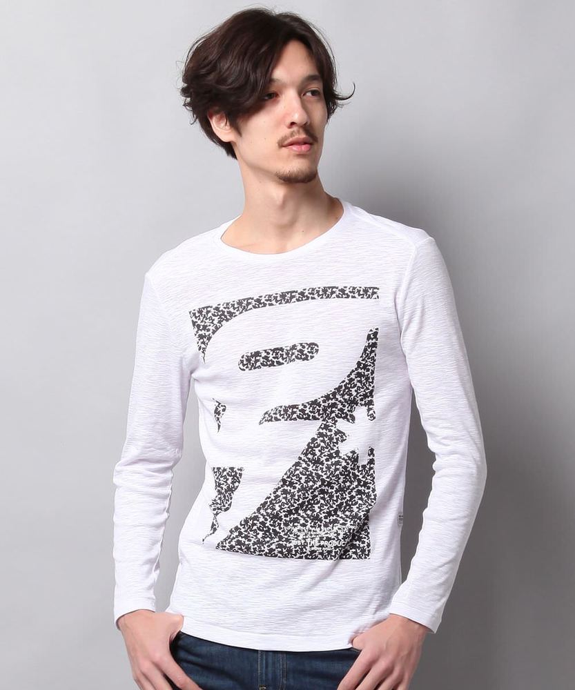 G-Star RAW スラブTシャツ メンズ オフシロ