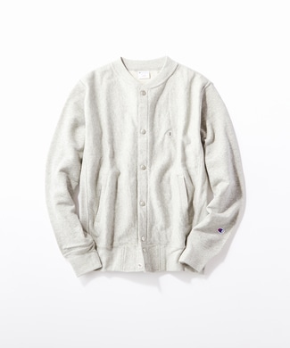 Champion 【ライトオン40周年記念限定モデル】スナップジャケット メンズ グレー