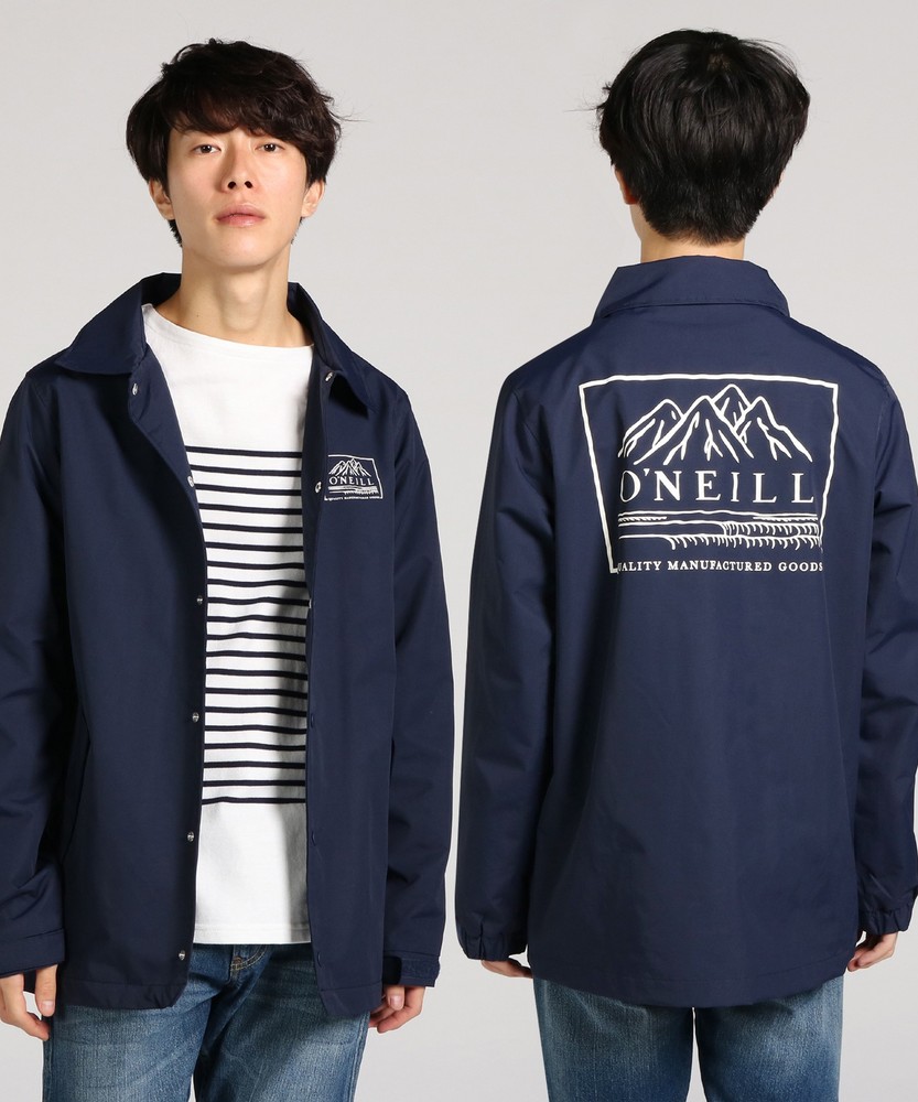 O'NEILL 【WEB限定】コーチジャケット メンズ ネイビー