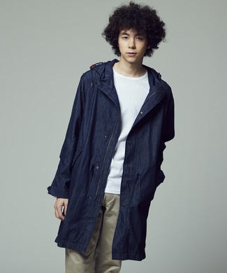 BACK NUMBER 【期間限定20%OFF】モッズコート メンズ ワンウォッシュ