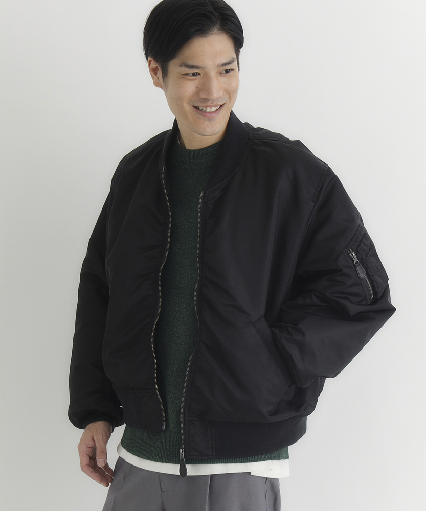 Right-on(近畿中国)のビッグシルエットMA-1ブルゾン（WEB限定価格 12/5～12/8）