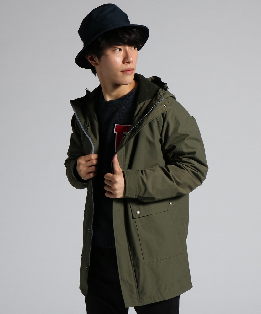SIERRA DESIGNS 【WEB限定】ウールライナーロングマウンテンパーカー メンズ オリーブ