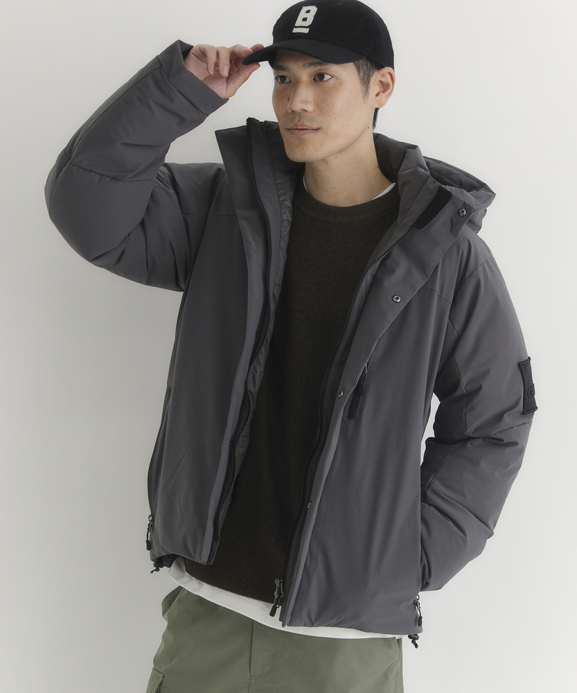 Right-on(近畿中国)の<カートにて10％off  12/4まで>【マストBUY】「DROPTECH®」ダウンミックス防風ジャケット（耐久撥水・保温・防風）