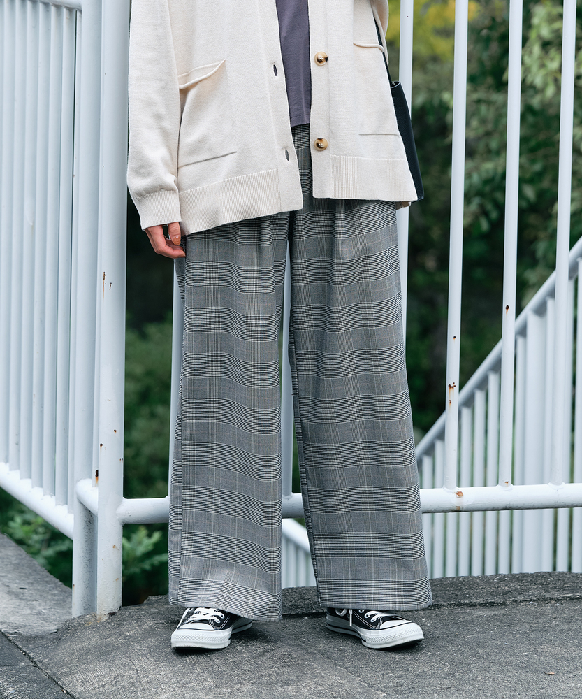 Right-on(近畿中国)の裏起毛イージーワイドパンツ