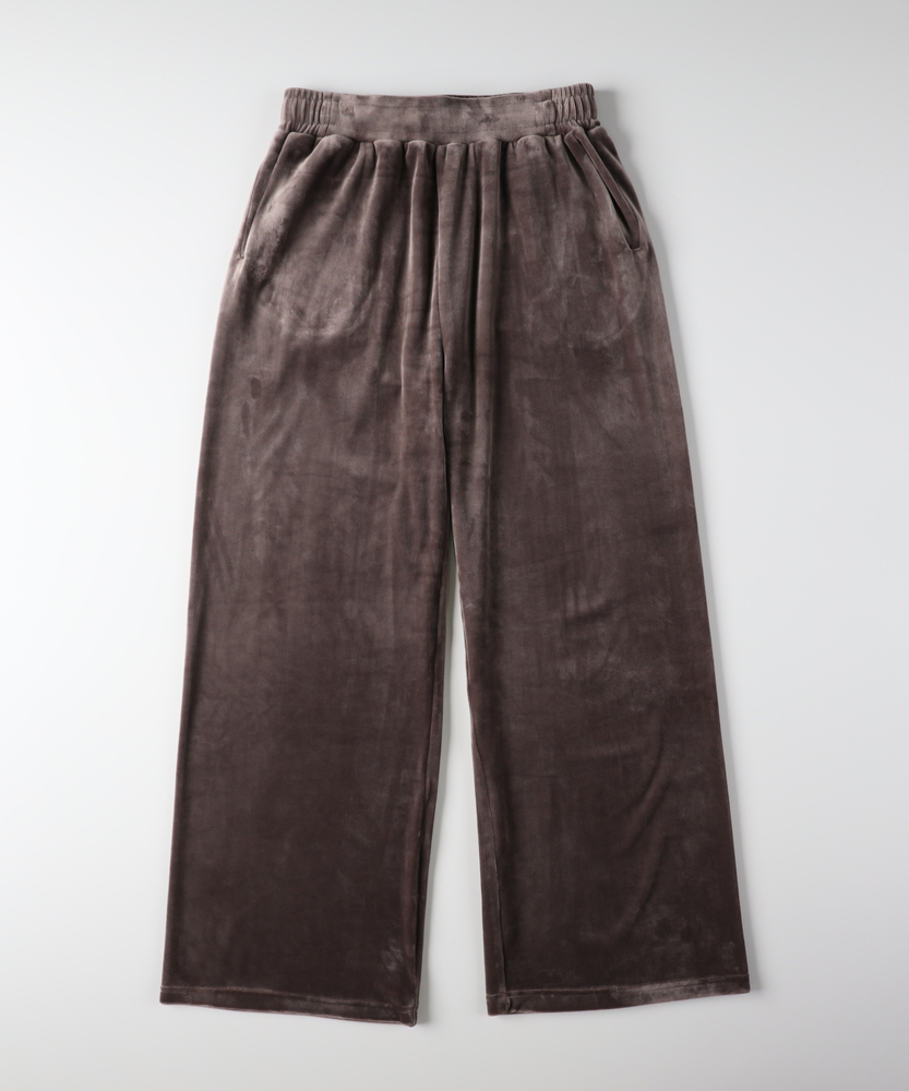 Right-on(近畿中国)のベロアイージーワイドパンツ