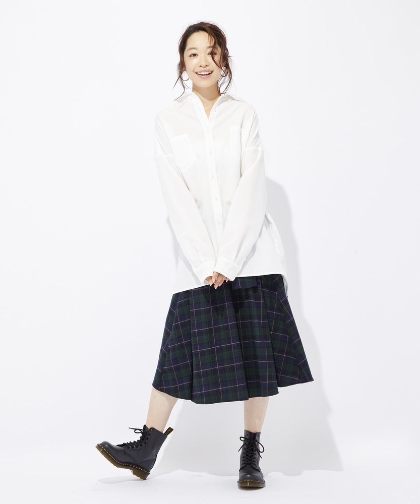 BACK NUMBER アソートシャツチュニック レディース オフシロ