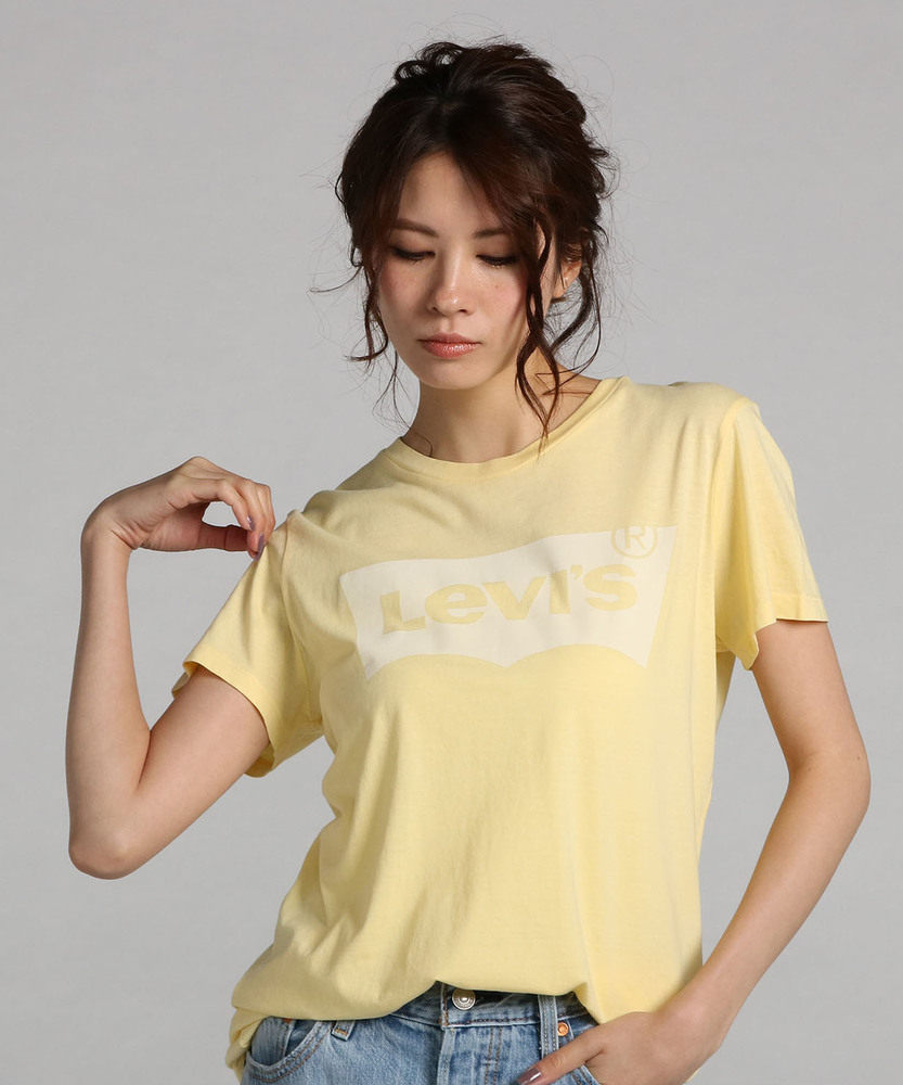 Levi's パーフェクトTシャツ レディース イエロー