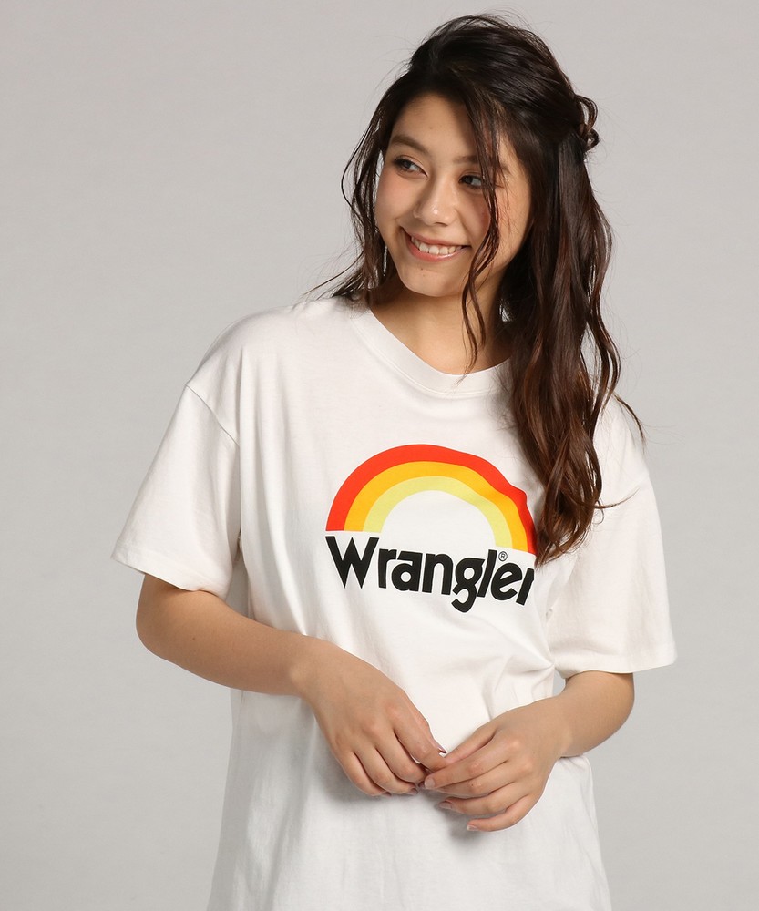 Wrangler 【WEB限定】ビッグフィットTシャツ レディース ホワイト