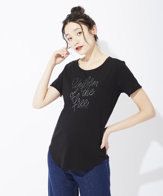 G-Star RAW グラフィックスリムTシャツ レディース ブラック