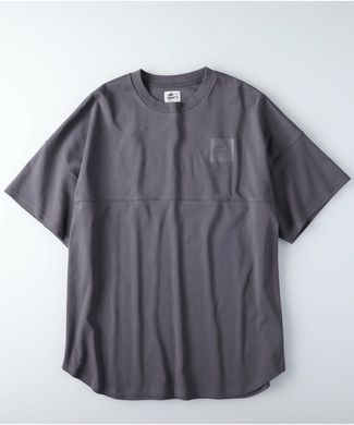 CAMP7 エンボスロゴTシャツ レディース ダークグレー