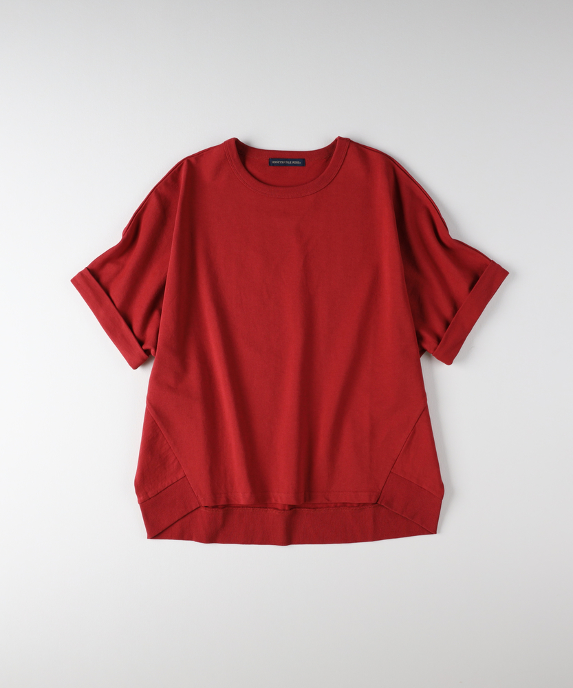 Right-on(近畿中国)の【再入荷】「ミニミニテリー」コクーンシルエットドルマンＴシャツ