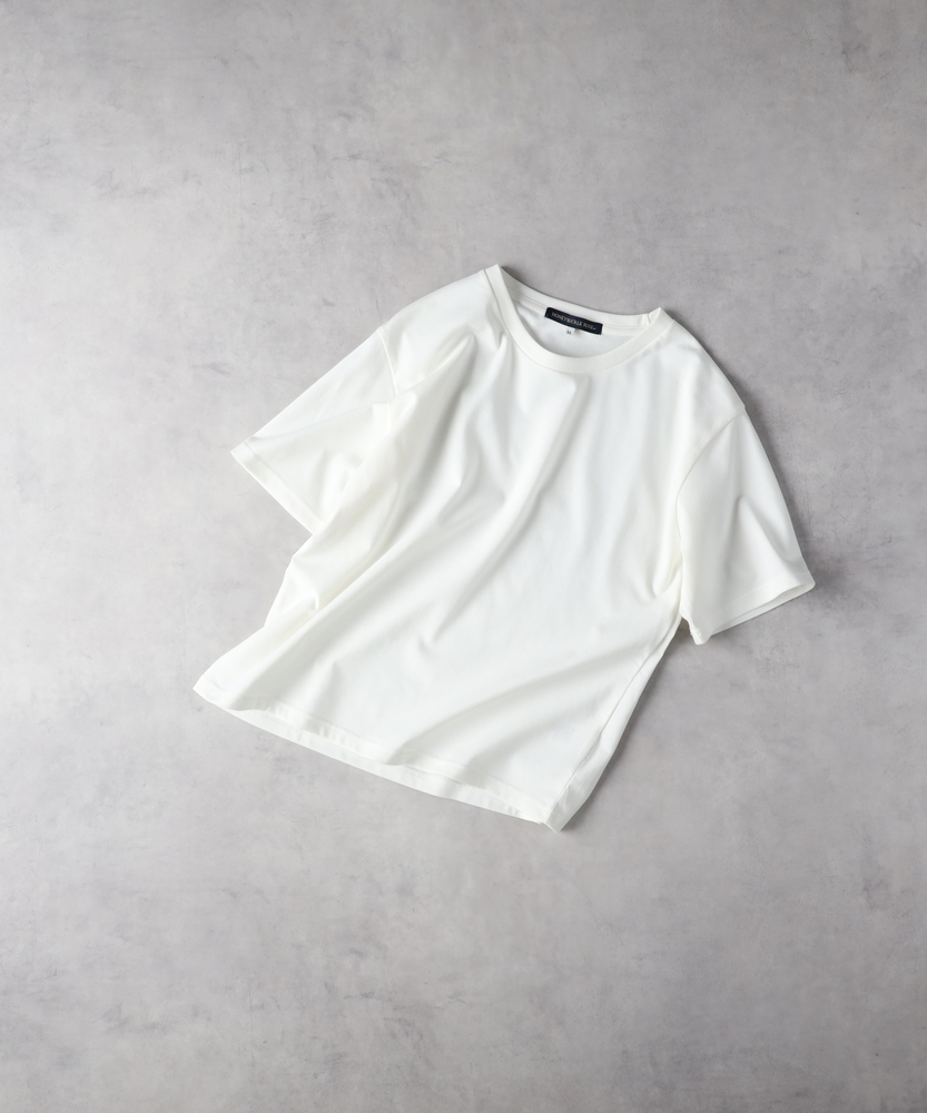Right-on(近畿中国)の【汗染み防止/接触冷感/UVカット】「汗染み防止」ショートTシャツ