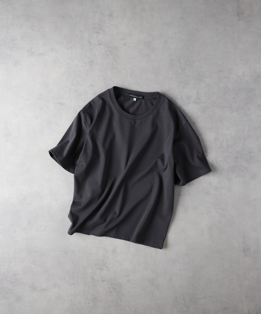 Right-on(近畿中国)の【汗染み防止/接触冷感/UVカット】「汗染み防止」ショートTシャツ