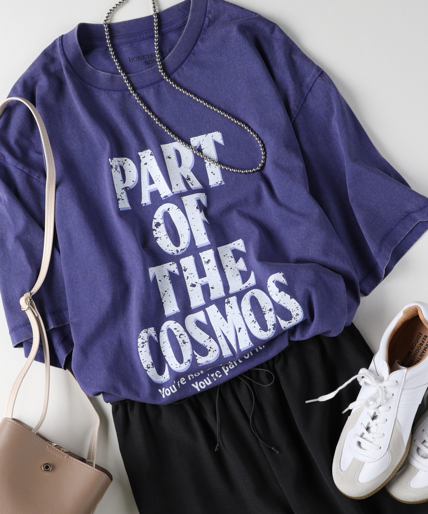 Right-on(近畿中国)の【店舗で人気】アシッド加工プリントTシャツ