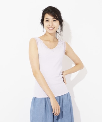 BACK NUMBER 【WEB限定価格】ミニレースタンクトップ レディース ライトピンク