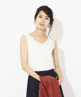 BACK NUMBER 【WEB限定価格】ミニレースタンクトップ レディース オフシロ