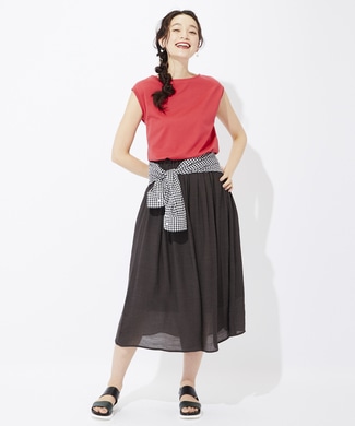 BACK NUMBER 【WEB限定価格】汗染み防止ノースリーブ レディース ピンク