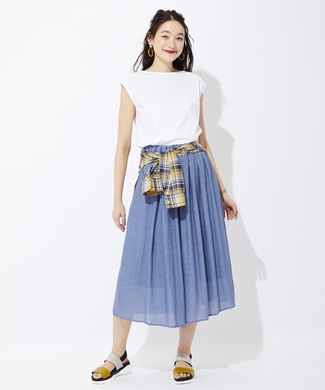 BACK NUMBER 【WEB限定価格】汗染み防止ノースリーブ レディース オフシロ