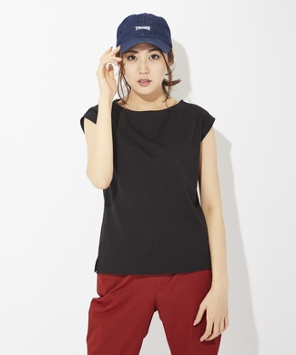 BACK NUMBER 【WEB限定価格】汗染み防止ノースリーブ レディース ブラック