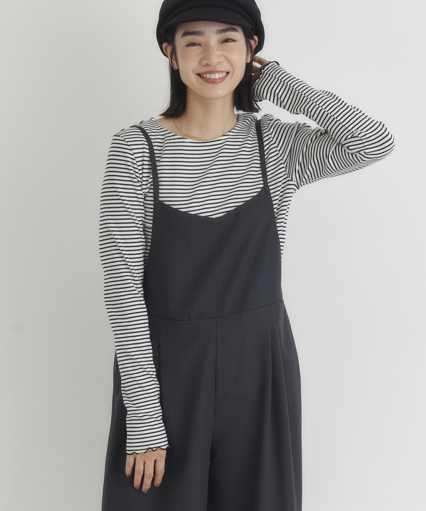 Right-on(近畿中国)のリブメローロングスリーブTシャツ