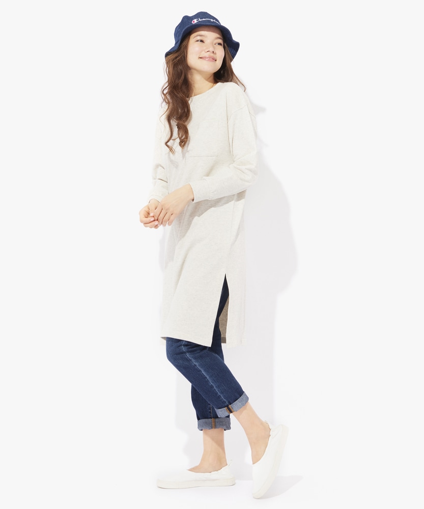 HONEYSUCKLE ROSE 裏毛ロングワンピース レディース キナリ