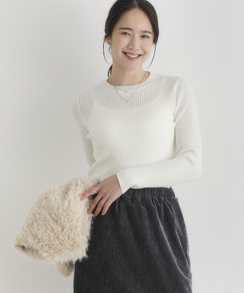 Right-on(近畿中国)の<カートにて10％off：WEB限定/12/8まで>もちもちハイネックセーター