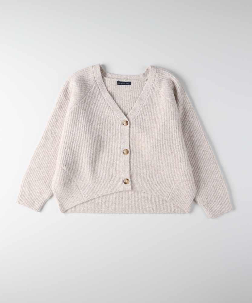 Right-on(近畿中国)の<カートにて10％off：WEB限定/12/8まで>メランジニットカーディガン