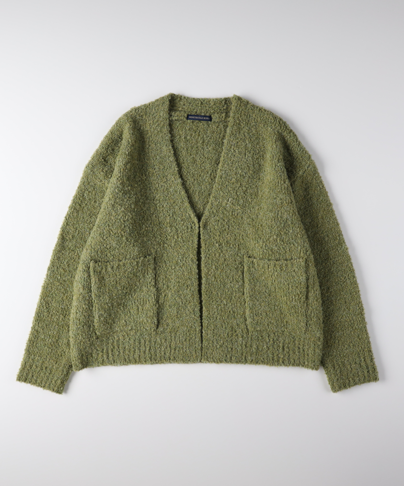 Right-on(近畿中国)のブークレニットカーディガン