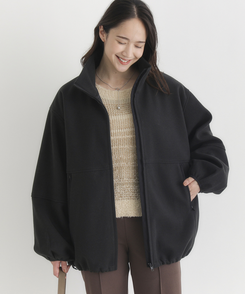 Right-on(近畿中国)のスタンドネックZIPブルゾン