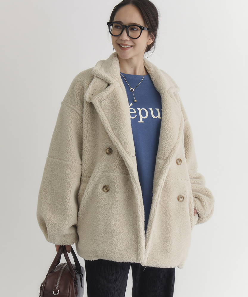 Right-on(近畿中国)のボアジャケット