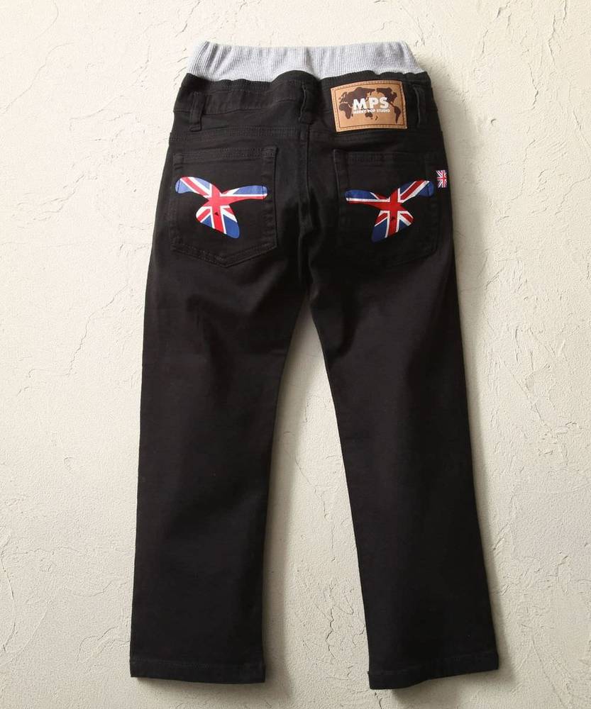 MPS 【WEB限定価格】 ユニオンジャック5ポケットパンツ キッズ ブラック