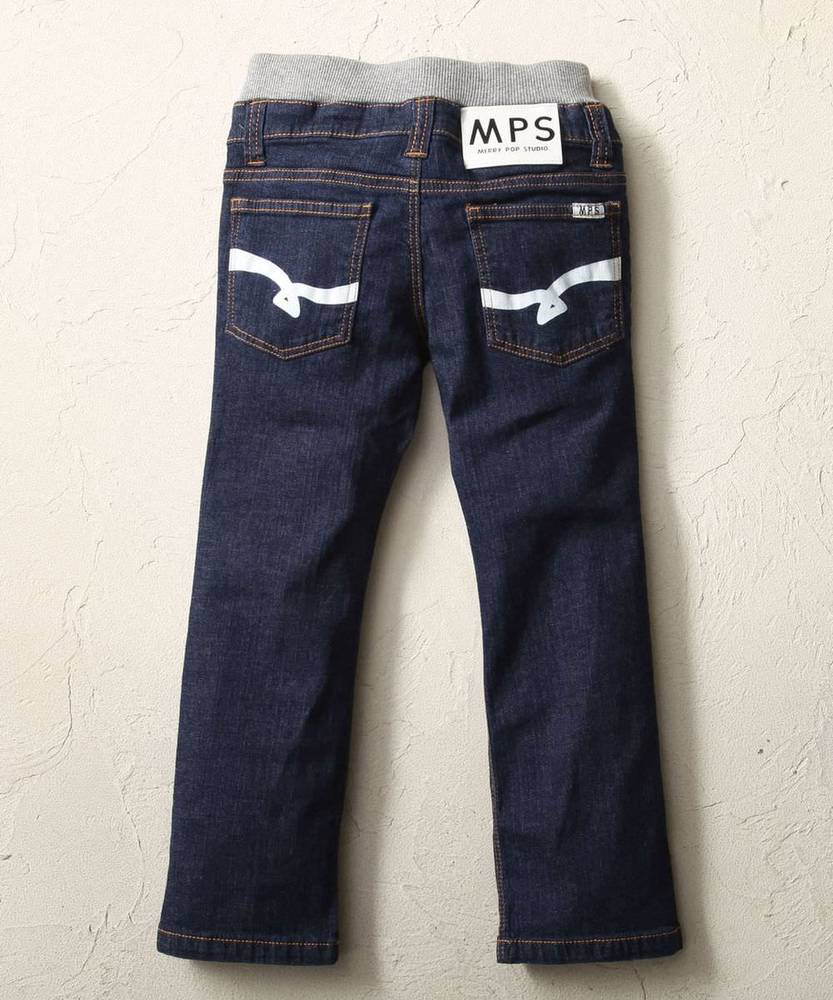 MPS 【WEB限定価格】 デニムペンキストレート キッズ ワンウォッシュ
