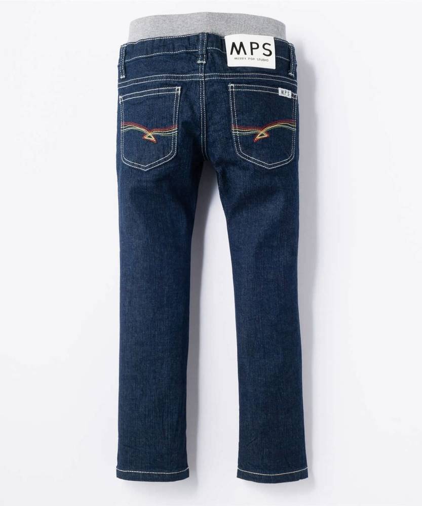 MPS 【WEB限定価格】 デニムレインボースキニー キッズ ワンウォッシュ