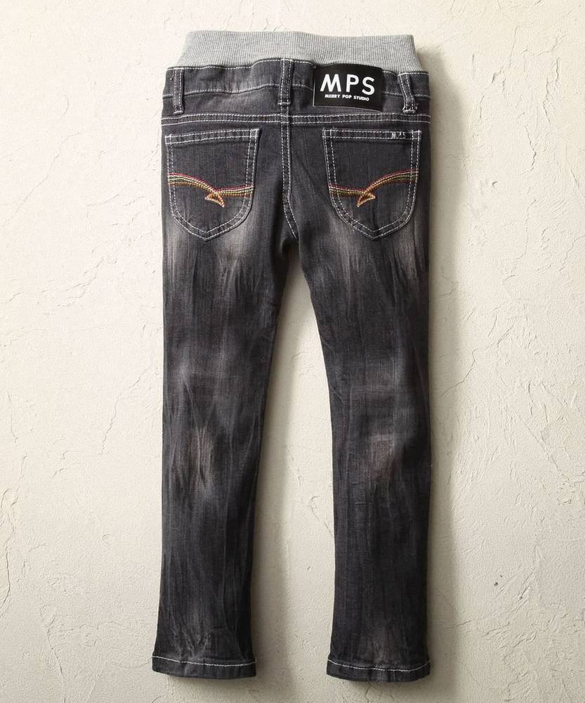 MPS 【WEB限定価格】レインボーデニムスキニー キッズ ブラック
