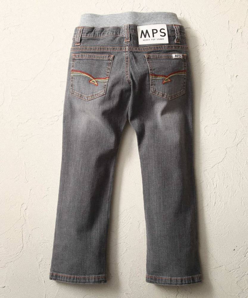 MPS 【WEB限定価格】 レインボーデニムストレート キッズ グレー