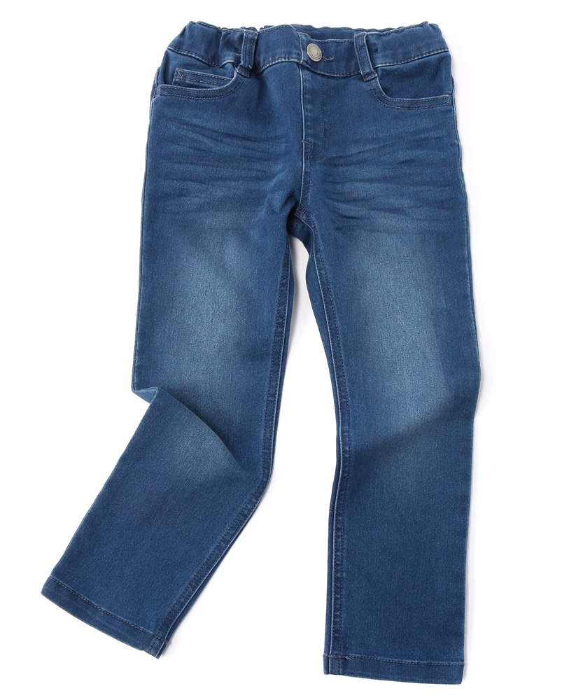 MPS デニムスキニーパンツ キッズ 中濃加工色