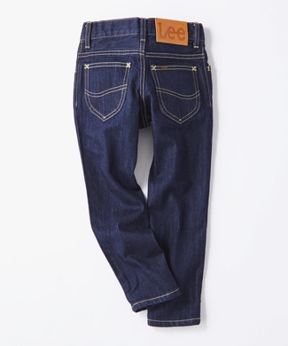 Lee 「Lee RIDERS」テーパードデニムパンツ キッズ 濃色